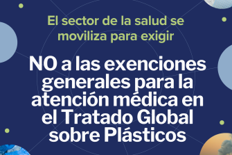 Salud sin Daño se moviliza por un Tratado Global de Plásticos sin exenciones generales para el sector