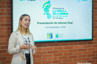 Claudia Lorena Paz, en el cierre del proyecto en Colombia