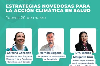 Seminario web | Estrategias novedosas para la acción climática en salud
