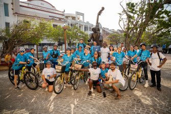 Pedalea por un aire limpio en Cartagena