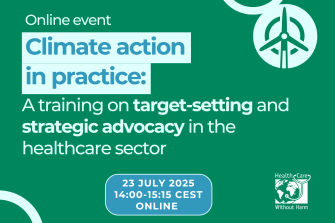 Banner to promote training