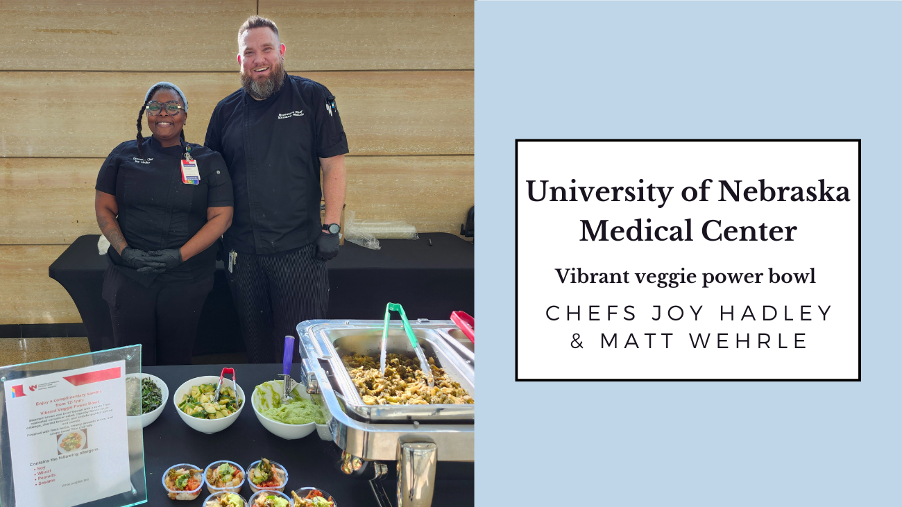 University of Nebraska Medical Center's vibrant veggie power bowl