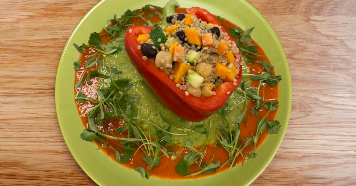 UW Health's farm to fork stuffed peppers
