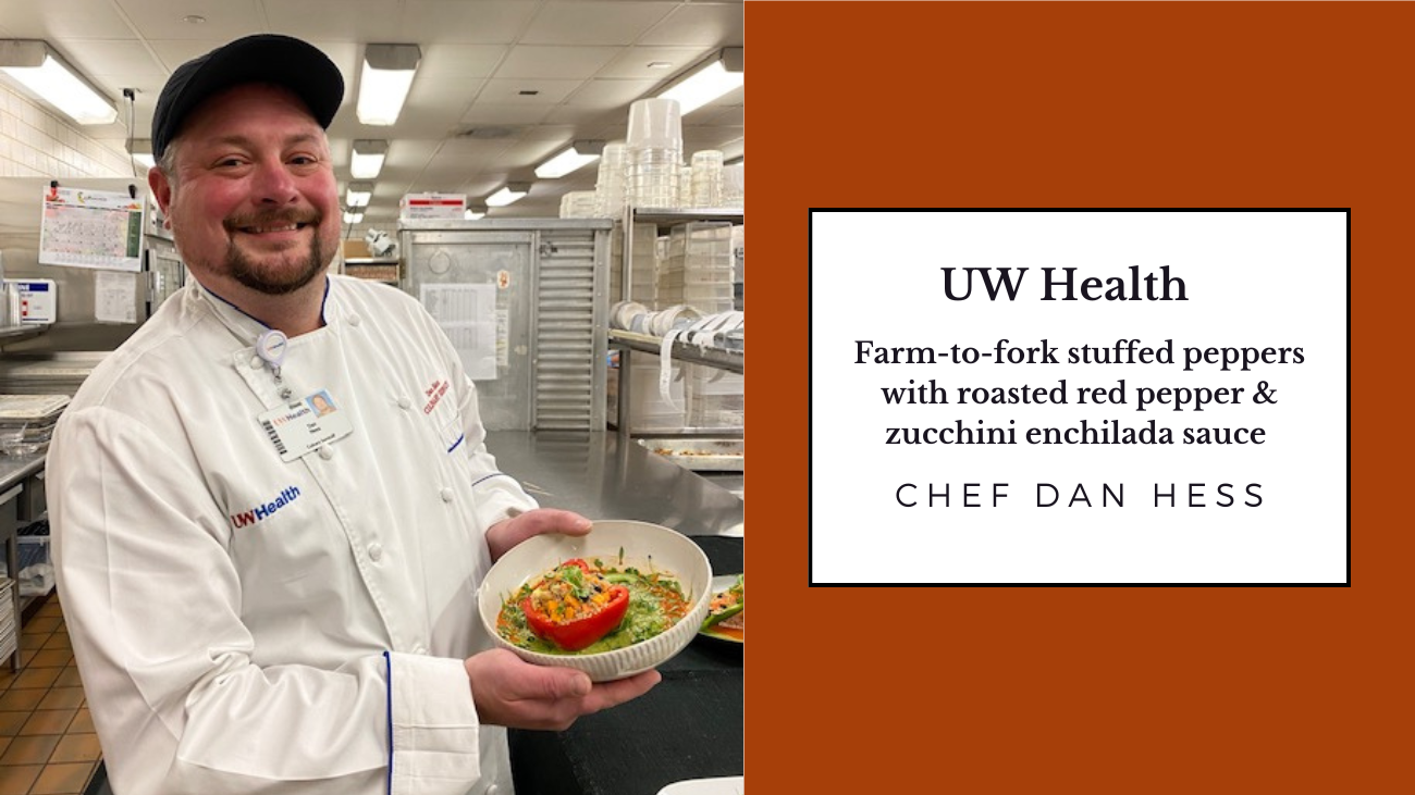 UW Health's farm to fork stuffed peppers