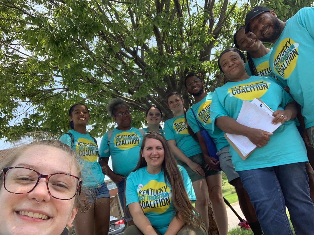 Youth group (KYJTC) canvasses for environmental justice