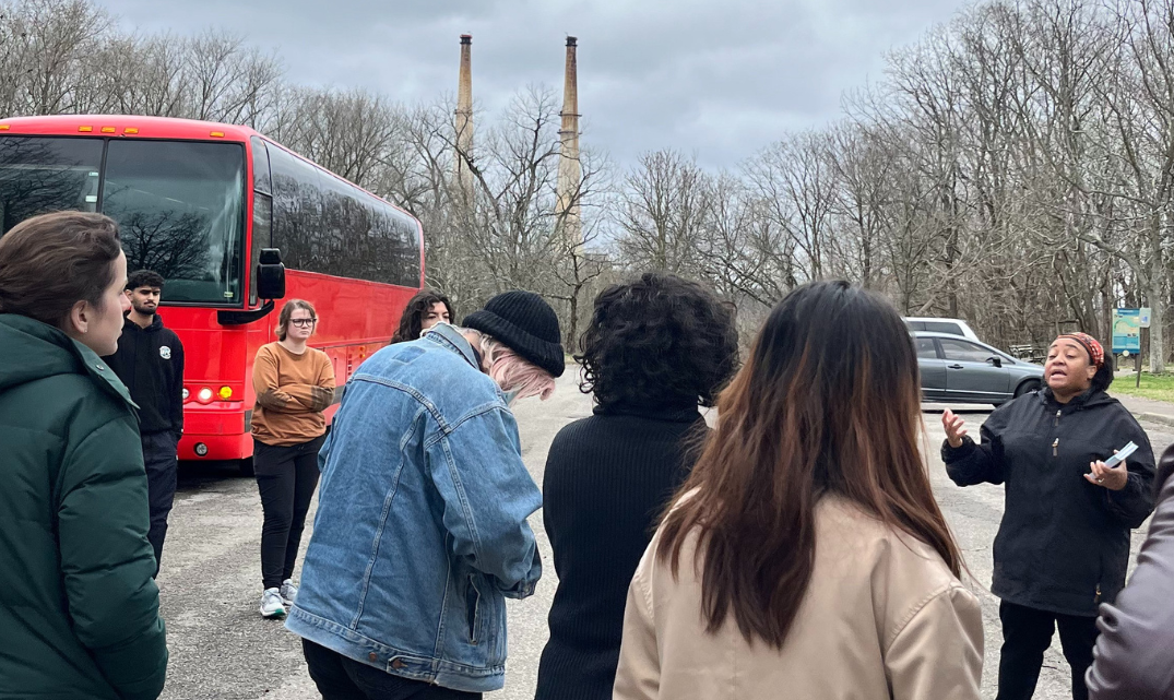Eboni Cochran gives environmental justice tour