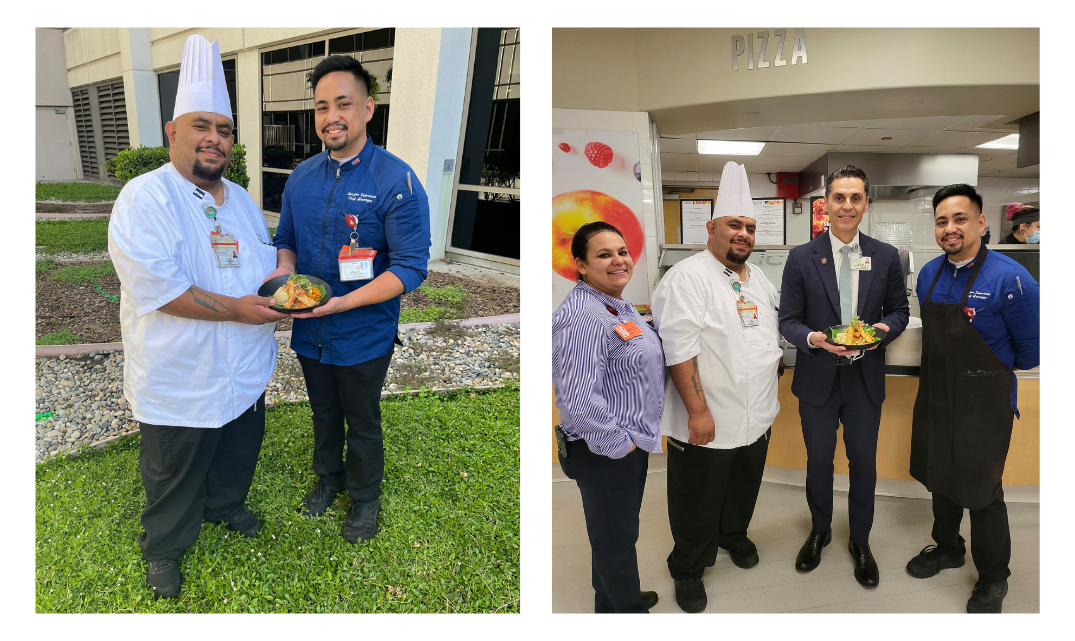 Santos and team show off their winning recipe